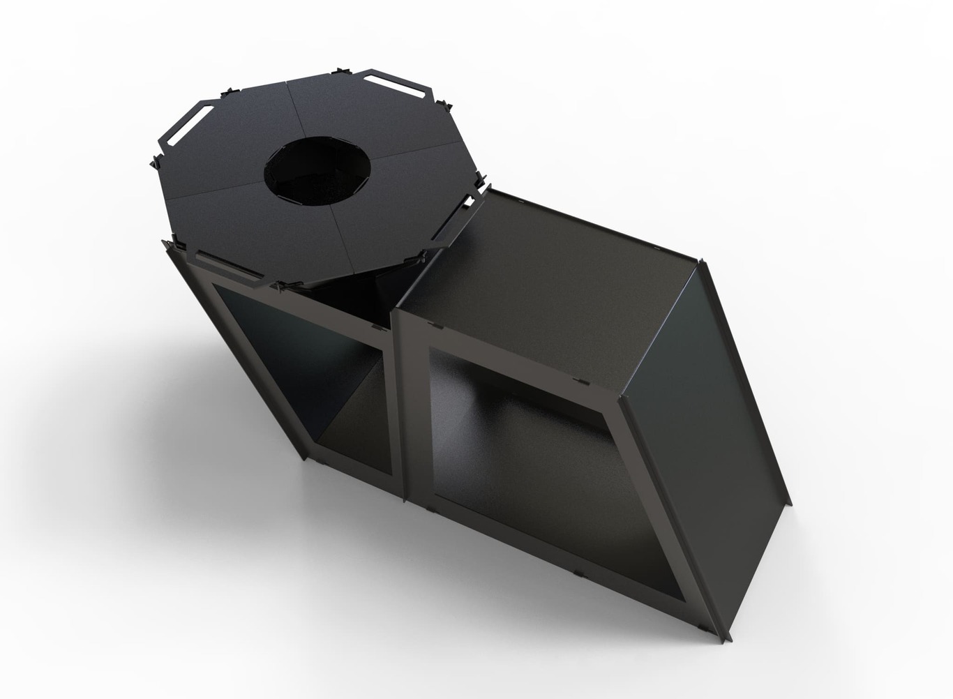 Delux Fire Pit Grill. DXF files for plasma, laser cutting. Фото 9