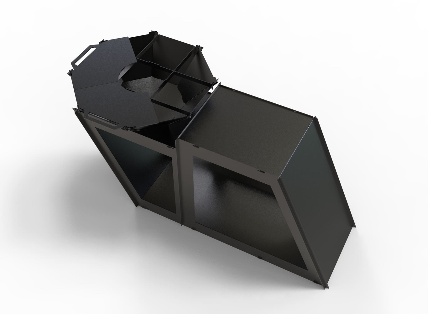 Delux Fire Pit Grill. DXF files for plasma, laser cutting. Фото 11