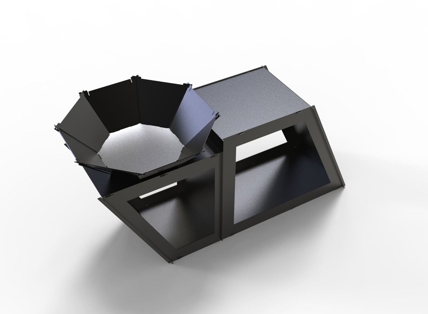Delux Fire Pit Grill. DXF files for plasma, laser cutting. Фото 16