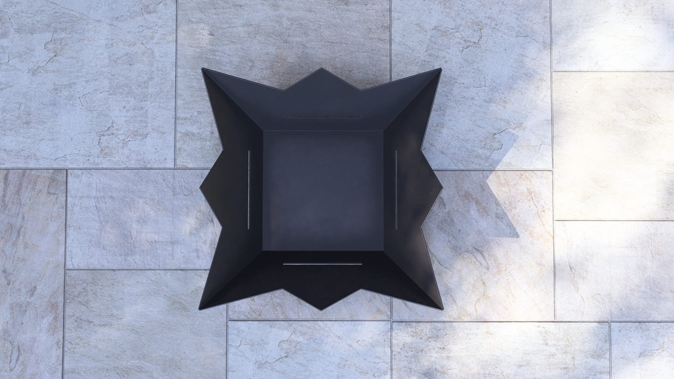 Brasero Aura. Archivos SVG y DXF para corte plasma y láser. Фото 15