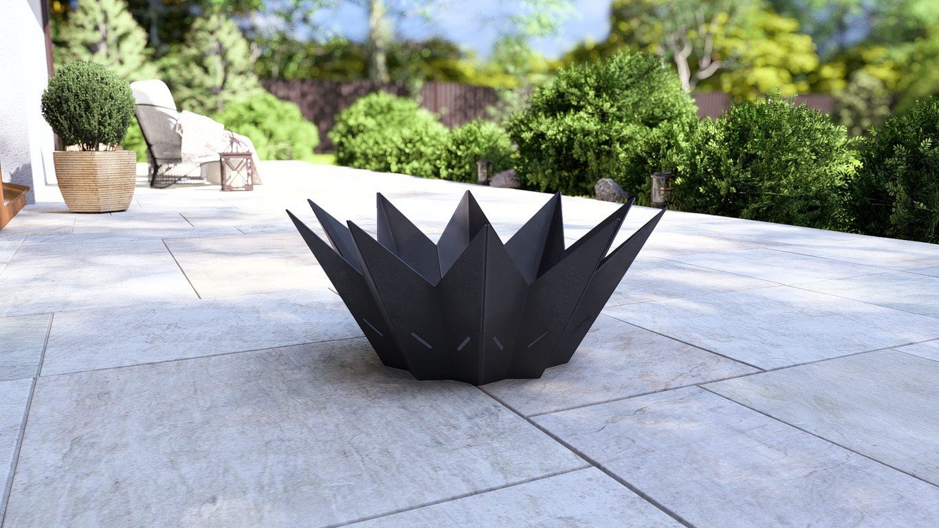 Brasero Couronne V1. Fichiers DXF, SVG pour découpe plasma et laser. Фото 13