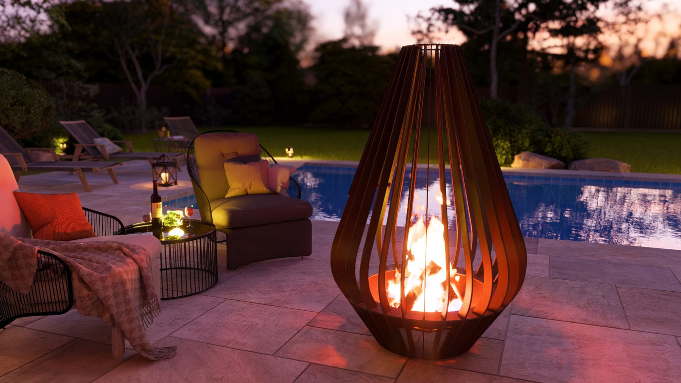 Fire Drop Fire Pit. DXF, SVG files for plasma, laser cutting. Фото 6