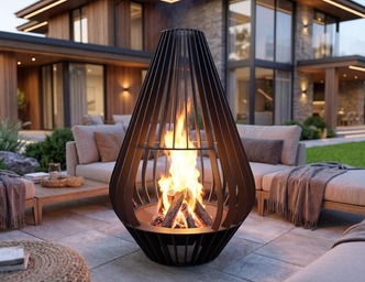 Fire Drop Fire Pit. DXF, SVG files for plasma, laser cutting