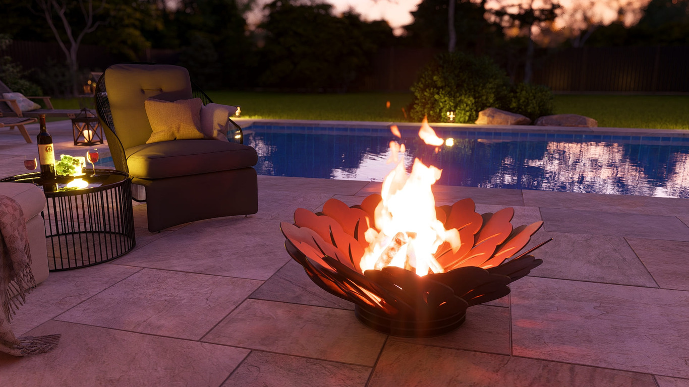 Flower Fire Pit V1. DXF, SVG files for plasma, laser cutting. Фото 8