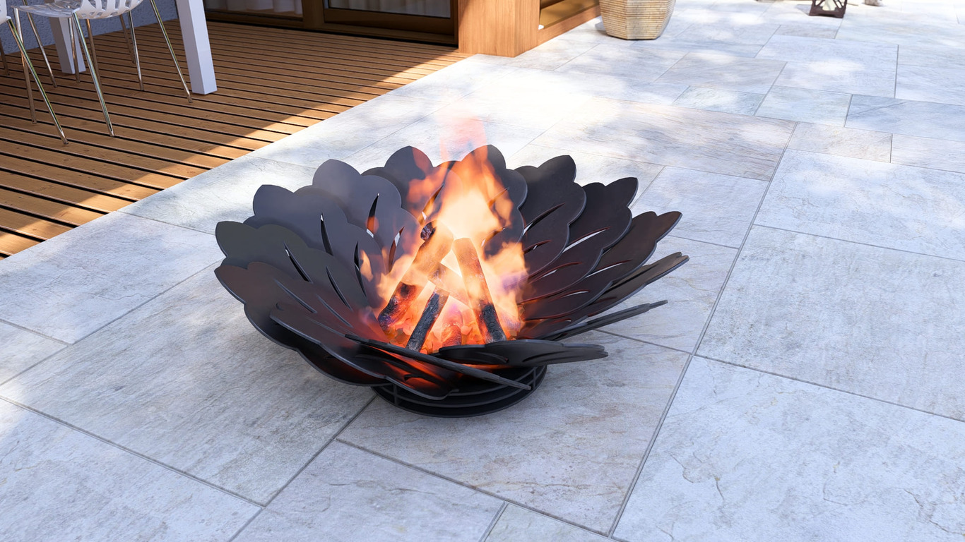 Flower Fire Pit V1. DXF, SVG files for plasma, laser cutting. Фото 10