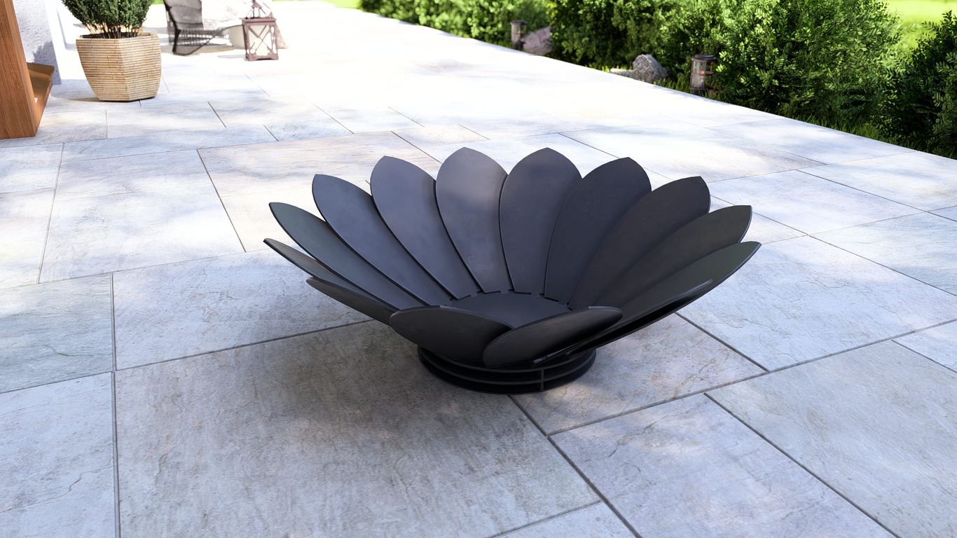 Flower Fire Pit V4. DXF, SVG files for plasma, laser cutting. Фото 14