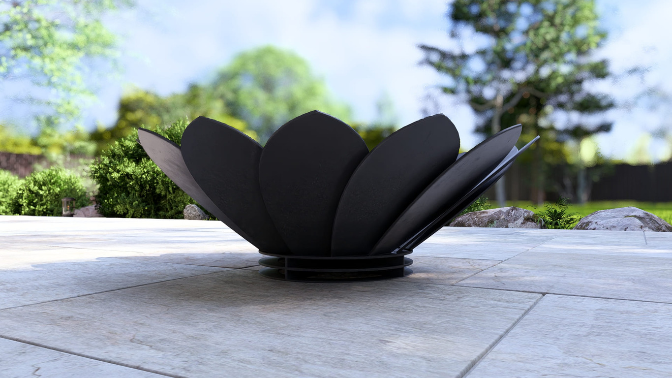Flower Fire Pit V4. DXF, SVG files for plasma, laser cutting. Фото 15