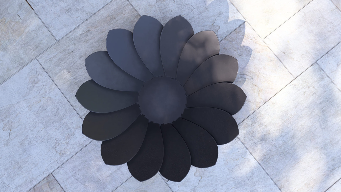 Flower Fire Pit V4. DXF, SVG files for plasma, laser cutting. Фото 16