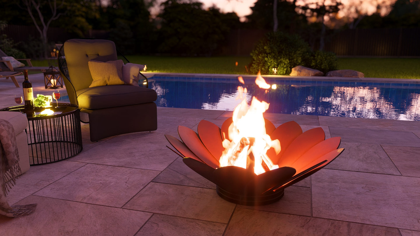 Flower Fire Pit V4. DXF, SVG files for plasma, laser cutting. Фото 8