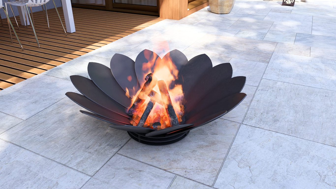 Flower Fire Pit V4. DXF, SVG files for plasma, laser cutting. Фото 10