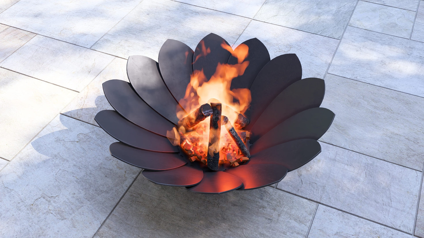 Flower Fire Pit V4. DXF, SVG files for plasma, laser cutting. Фото 11