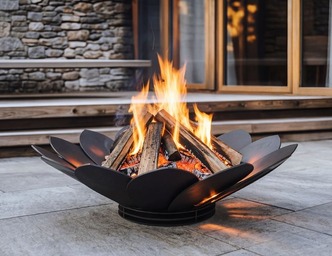 Flower Fire Pit V4. DXF, SVG files for plasma, laser cutting