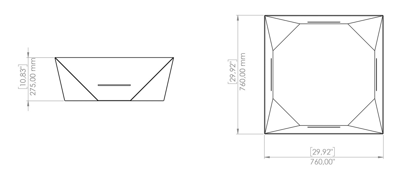 Brasero Minimalista. Archivos SVG y DXF para corte plasma y láser. Фото 16