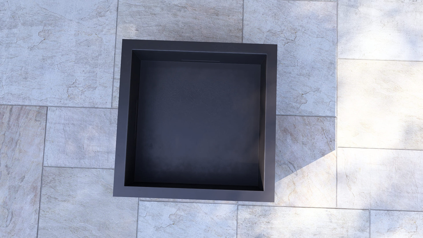 Modern Square Fire Pit V3. DXF, SVG files for plasma, laser cutting. Фото 16