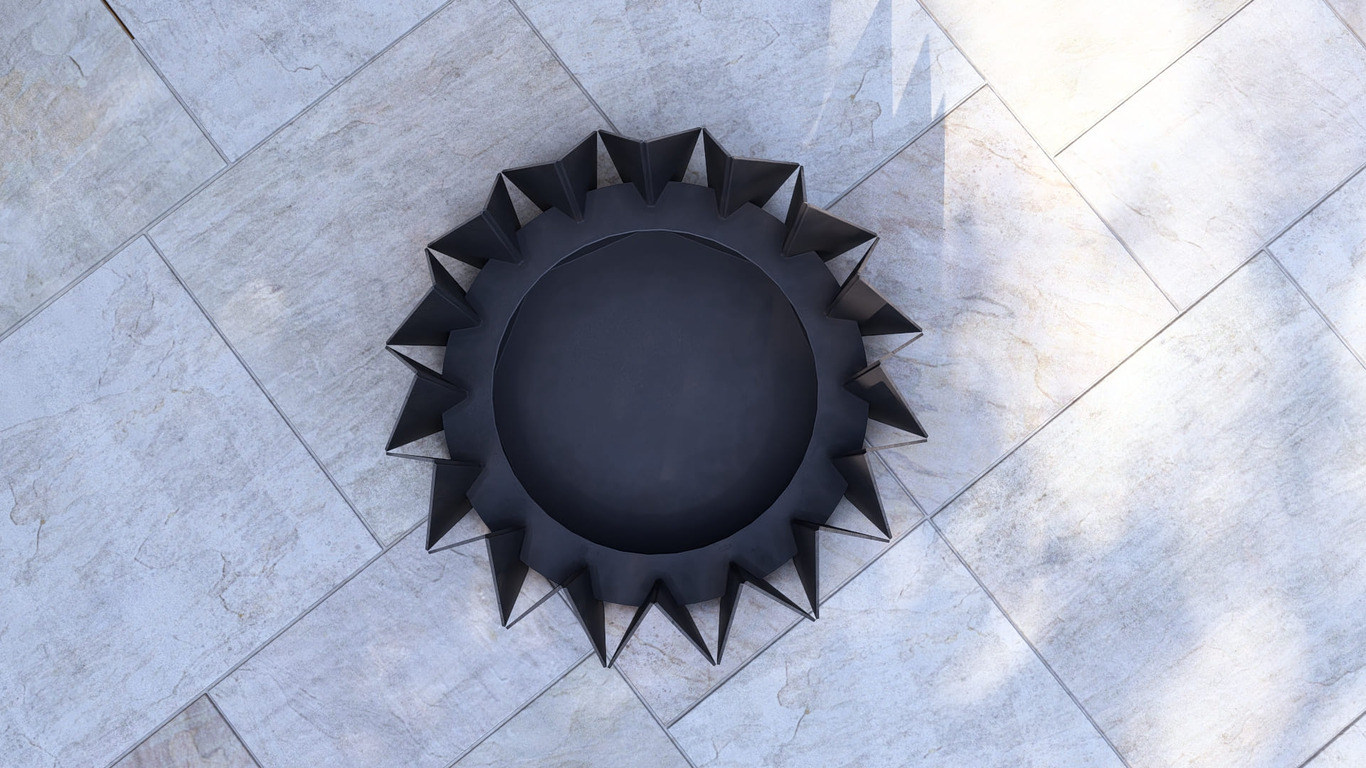 Brasero Cuervo. Archivos SVG y DXF para corte plasma y láser. Фото 16