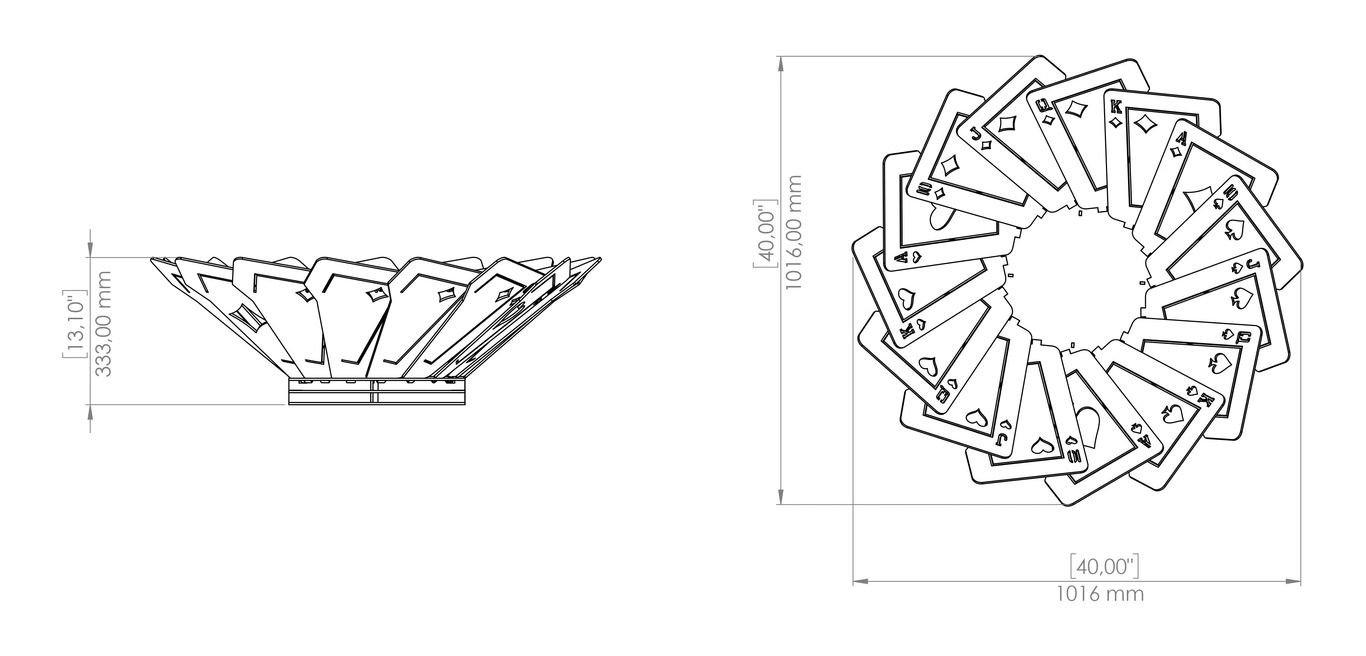 Braciere Scala Reale. File DXF, SVG per taglio plasma, laser. Фото 17