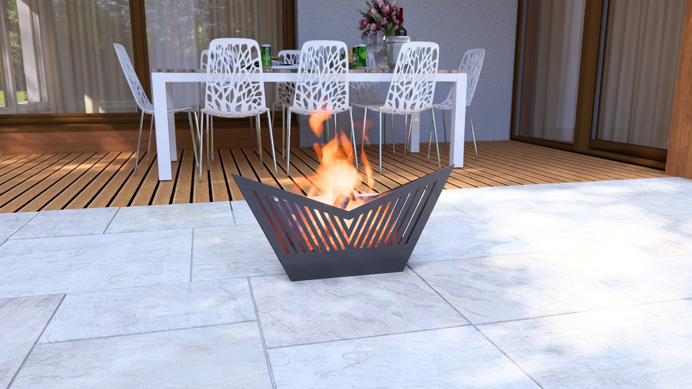 Braciere Rondine. File DXF, SVG per taglio plasma, laser. Фото 9