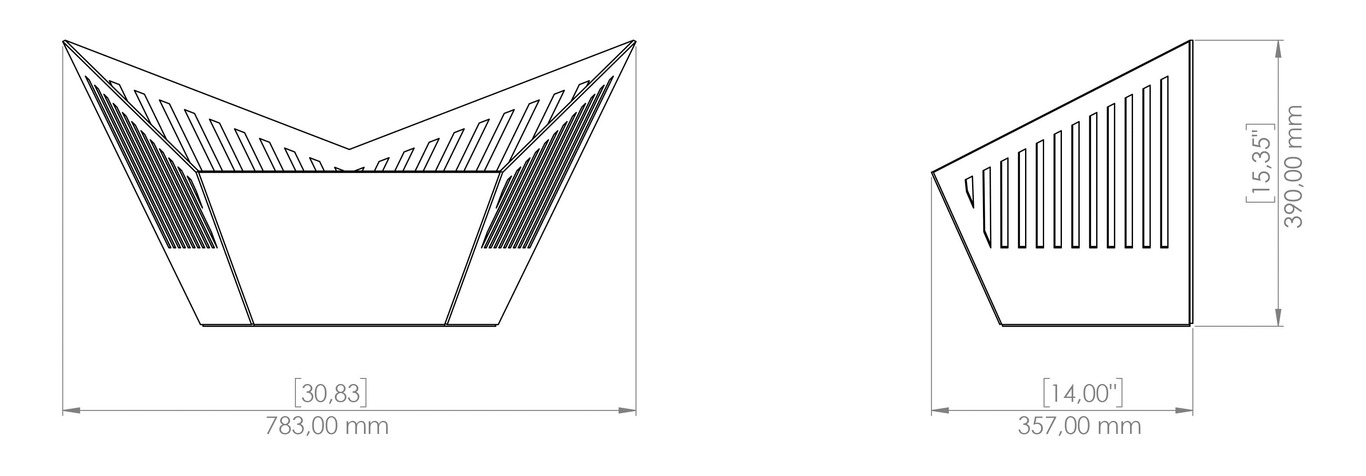 Braciere Rondine. File DXF, SVG per taglio plasma, laser. Фото 17