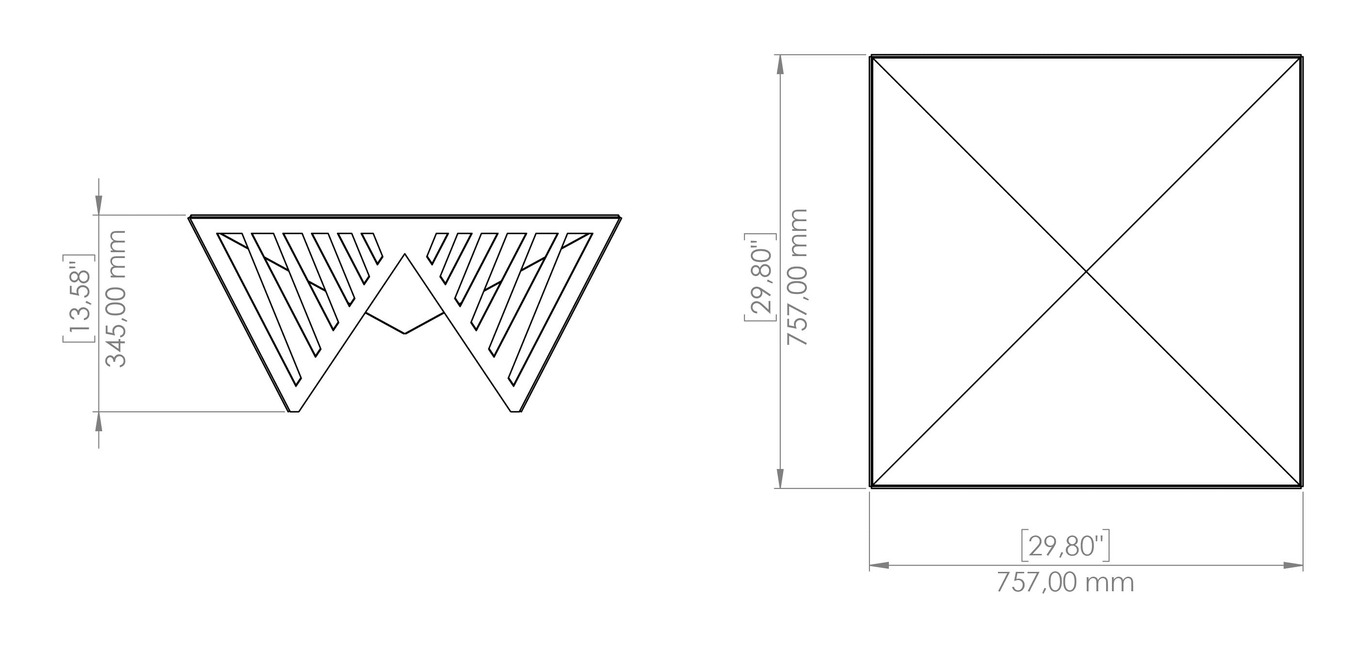 Braciere alla Moda V2. File DXF, SVG per taglio plasma, laser. Фото 17