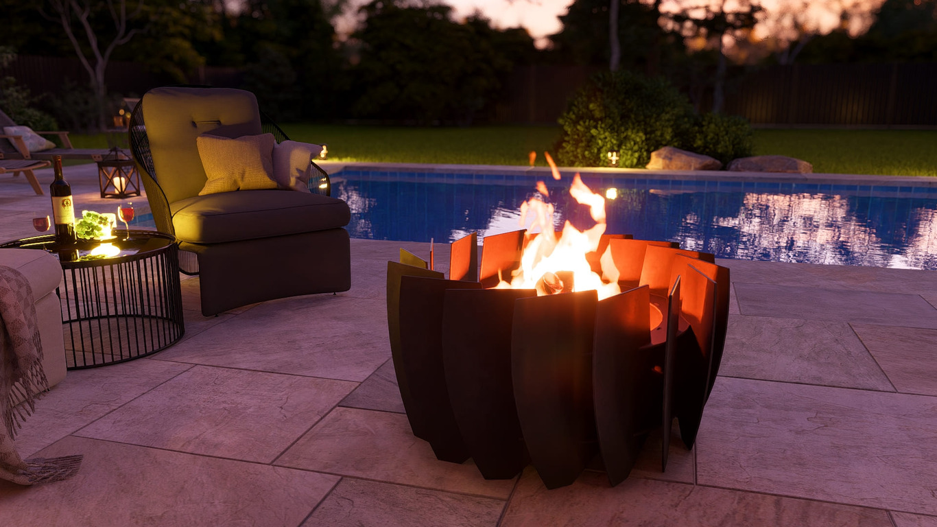 Turbine Fire Pit. DXF, SVG files for plasma, laser cutting. Фото 7