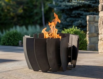 Turbine Fire Pit. DXF, SVG files for plasma, laser cutting