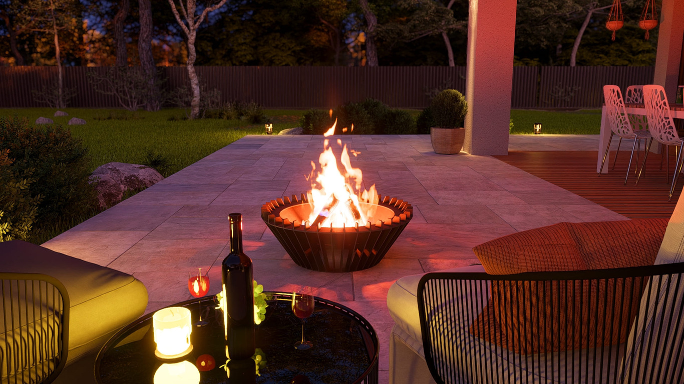 Turbo Fire Pit. DXF, SVG files for plasma, laser cutting. Фото 6