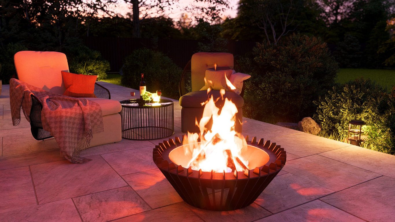 Turbo Fire Pit. DXF, SVG files for plasma, laser cutting. Фото 5