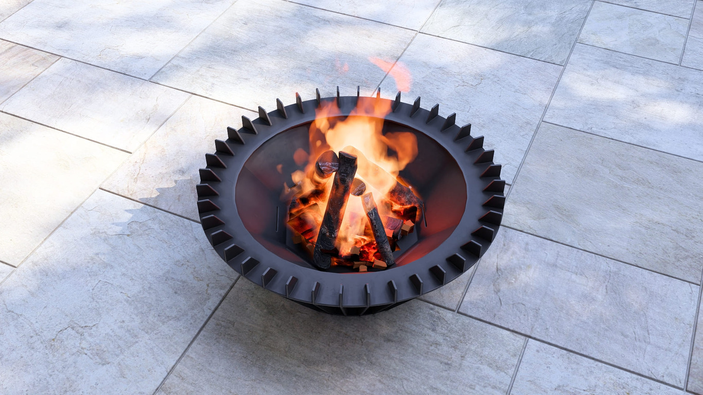 Turbo Fire Pit. DXF, SVG files for plasma, laser cutting. Фото 10