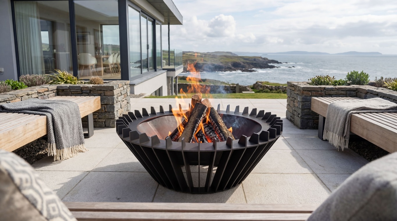 Turbo Fire Pit. DXF, SVG files for plasma, laser cutting