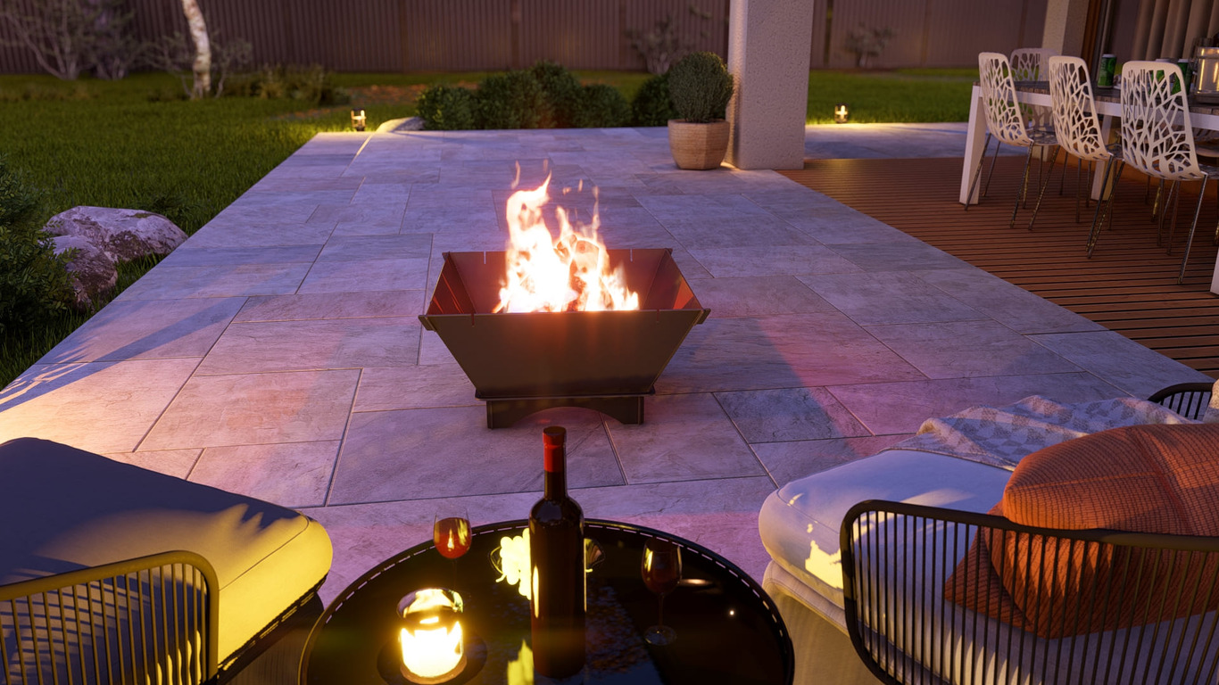 Square Foldable Fire Pit Grill V1. DXF, SVG files for plasma, laser cutting. Backyard BBQ. Фото 6