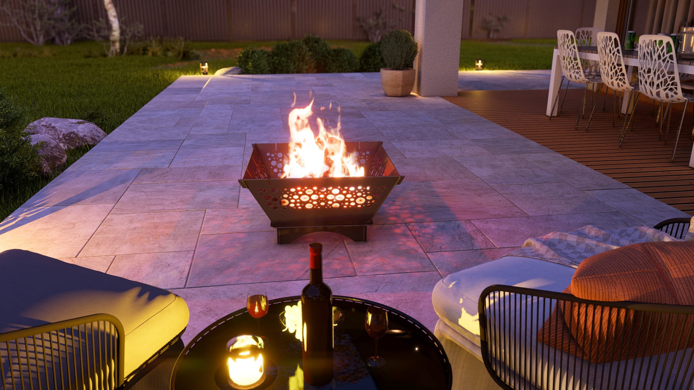 Square Foldable Fire Pit Grill V3. DXF, SVG files for plasma, laser cutting. Backyard BBQ. Фото 6