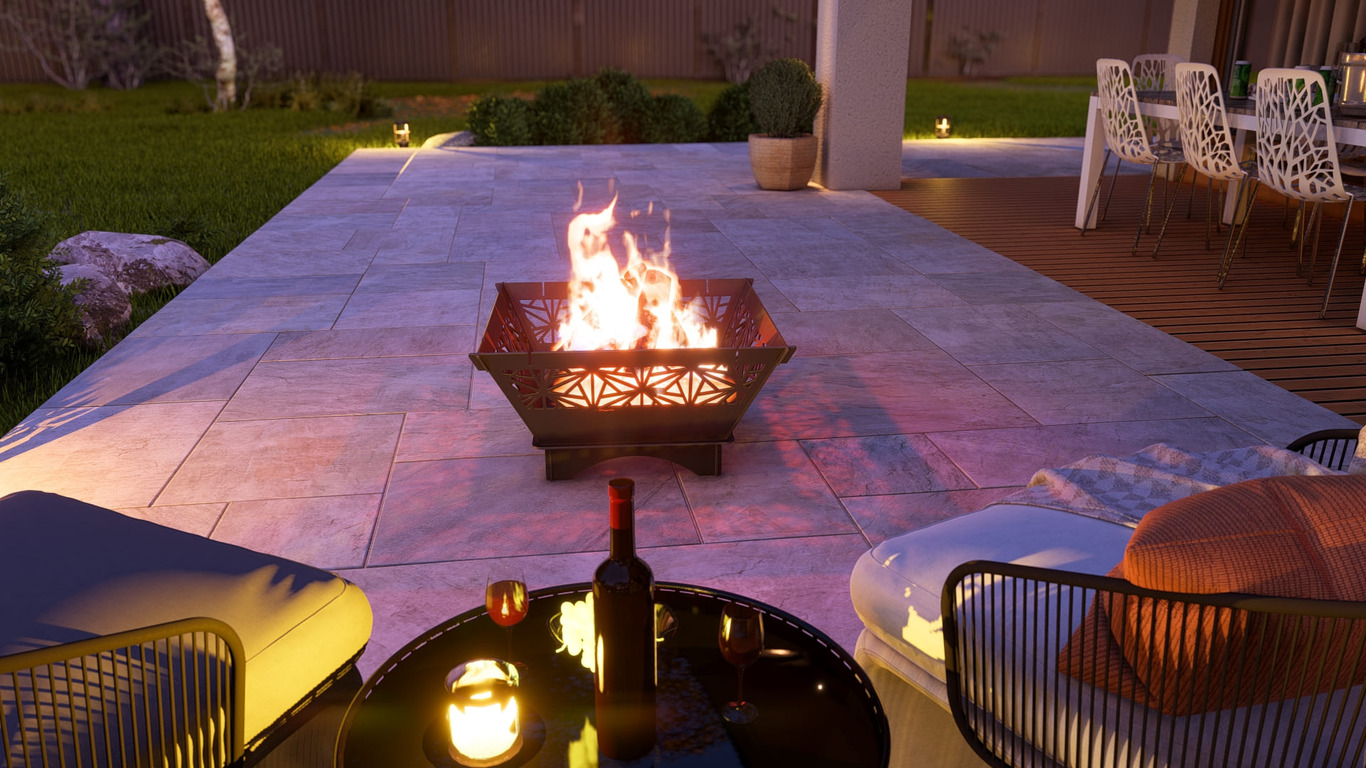 Square Foldable Fire Pit Grill V4. DXF, SVG files for plasma, laser cutting. Backyard BBQ. Фото 7
