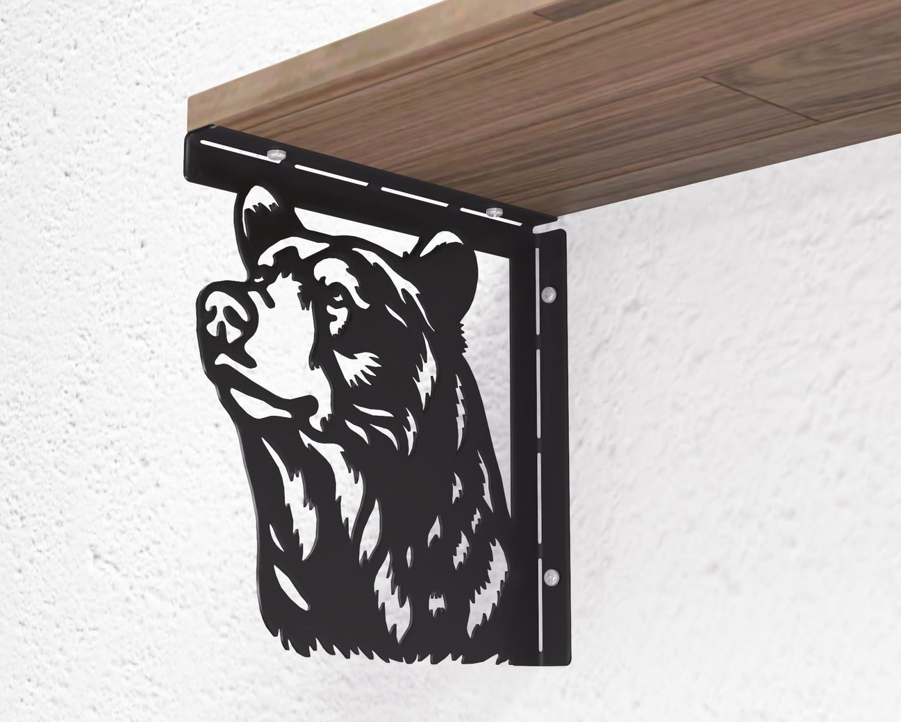 Bear Shelf Bracket. DXF, SVG files for plasma, laser cutting. Shelving Bracket. Фото 9