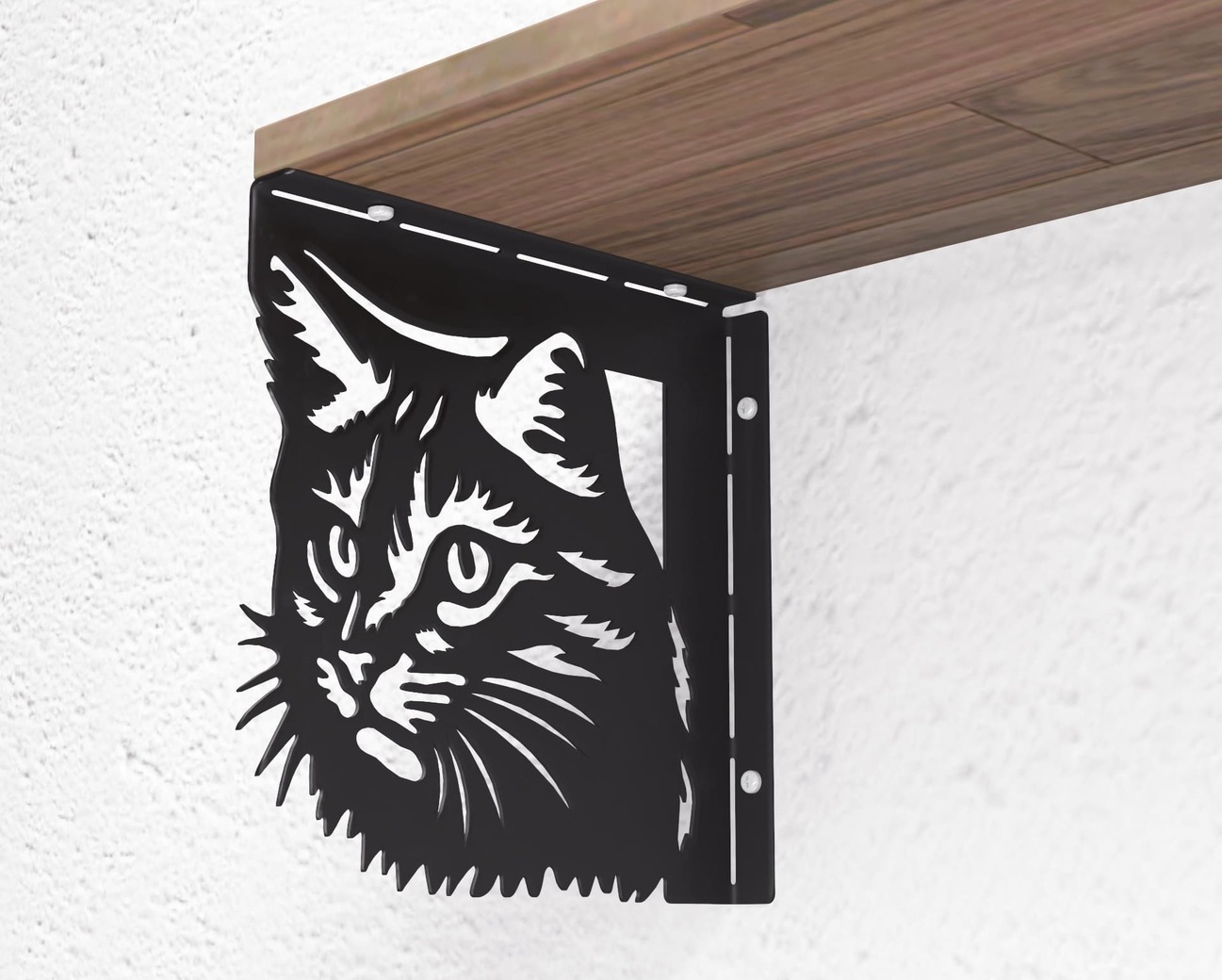 Cat Shelf Bracket. DXF, SVG files for plasma, laser cutting. Shelving Bracket. Фото 9