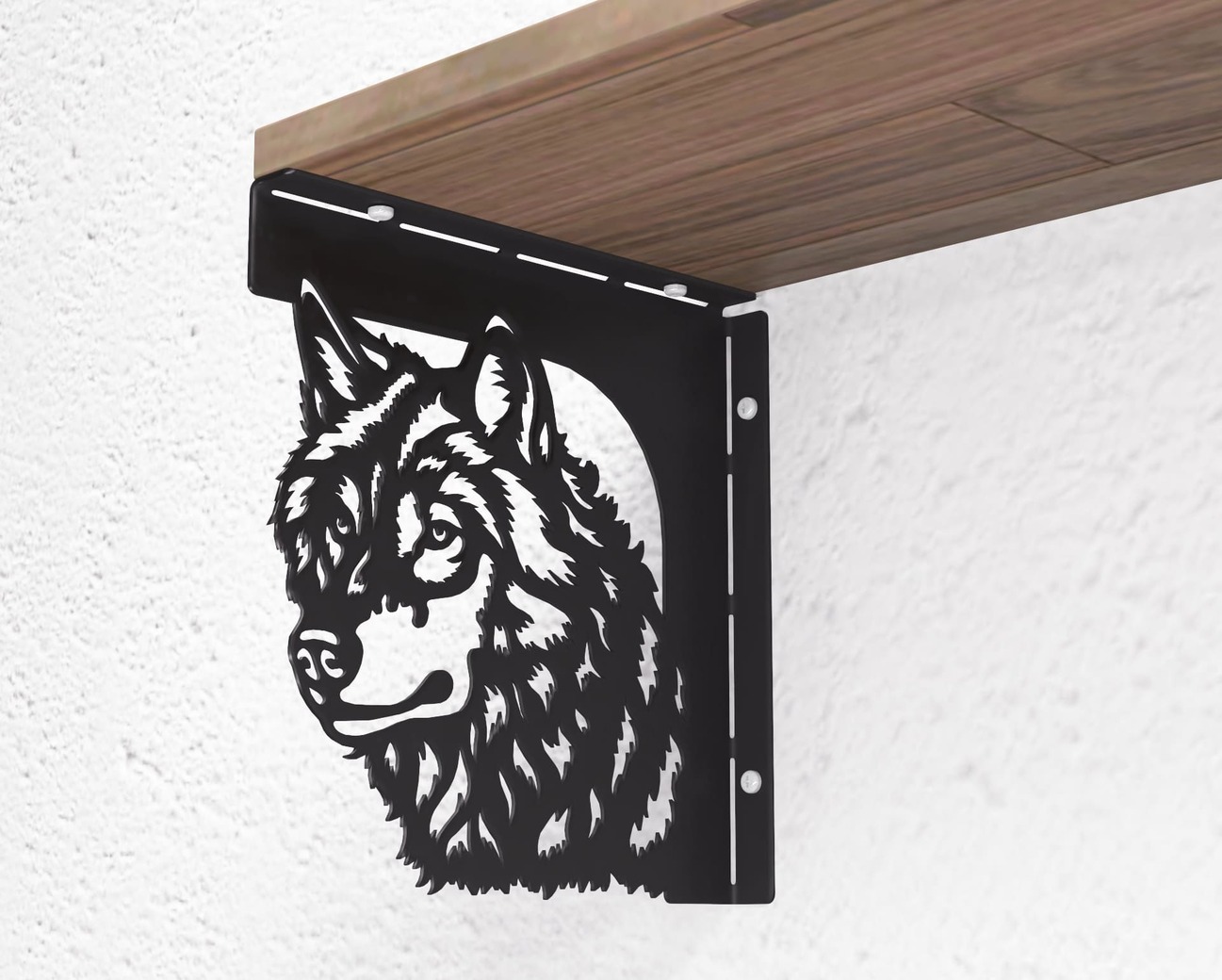 Wolf Shelf Bracket. DXF, SVG files for plasma, laser cutting. Shelving Bracket. Фото 9