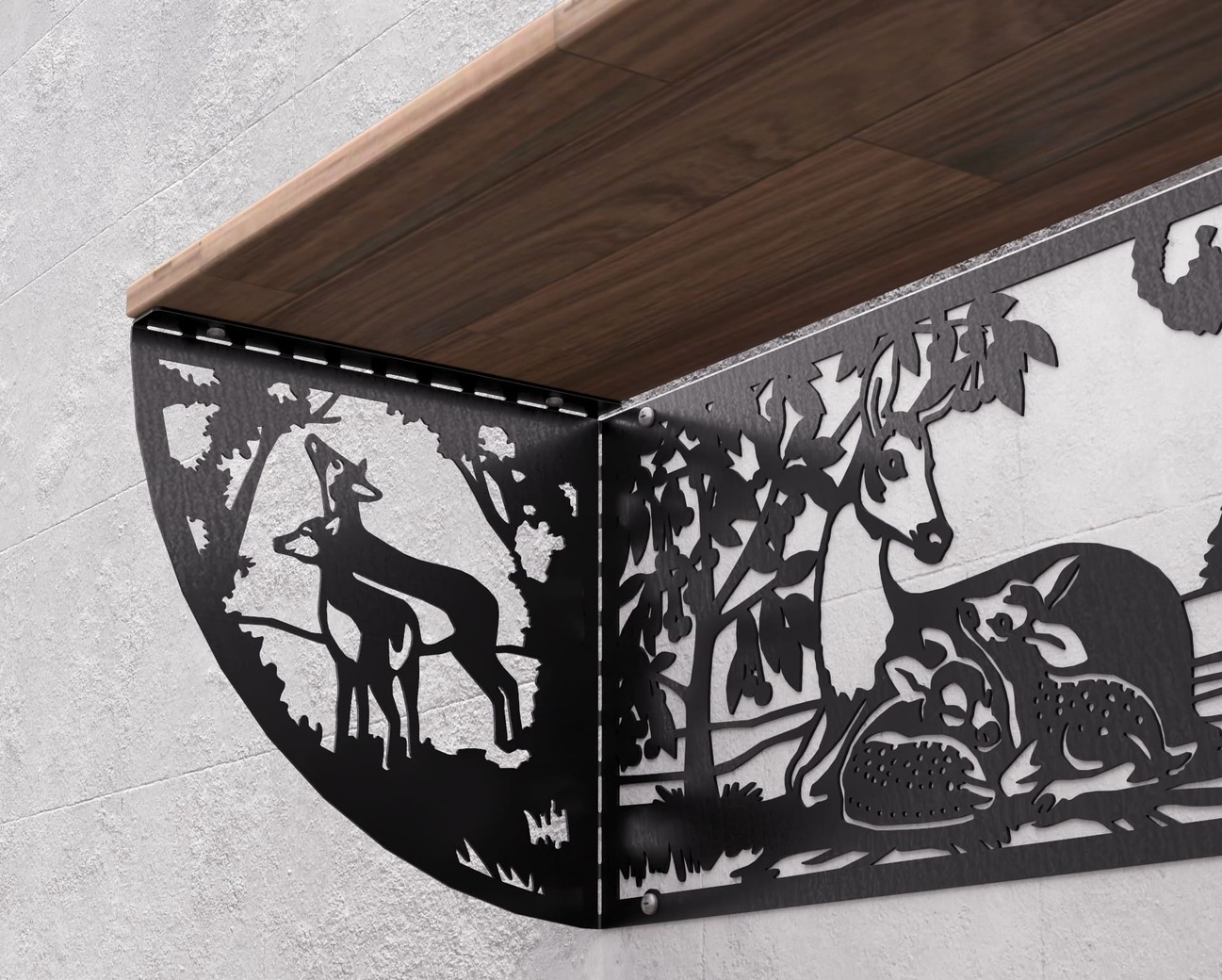 Deer Shelf Bracket. DXF, SVG files for plasma, laser cutting. Shelving Bracket. Фото 6