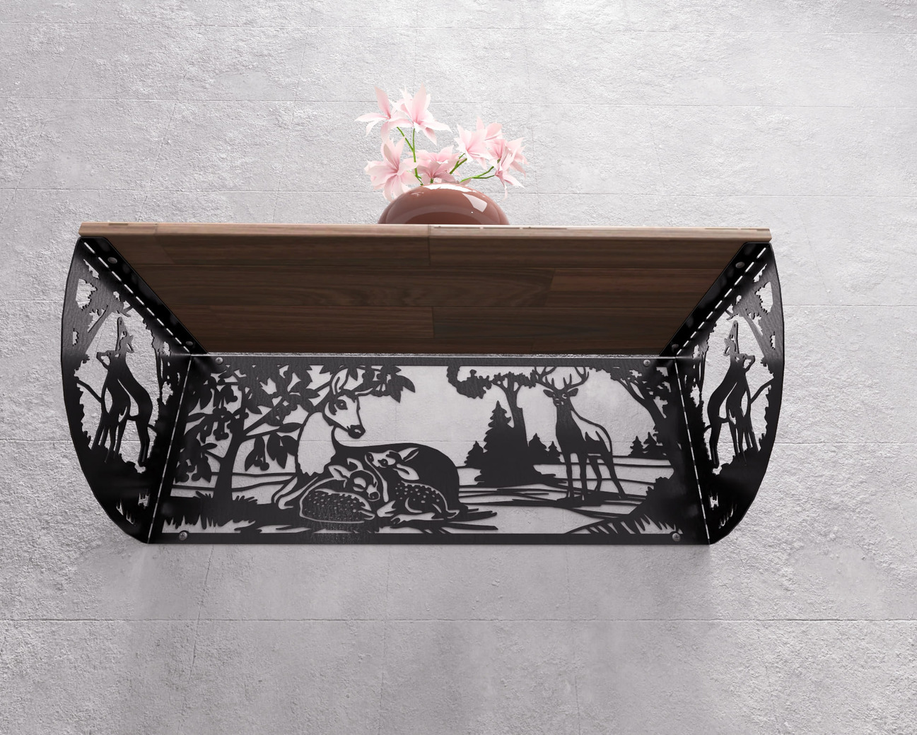 Deer Shelf Bracket. DXF, SVG files for plasma, laser cutting. Shelving Bracket. Фото 8