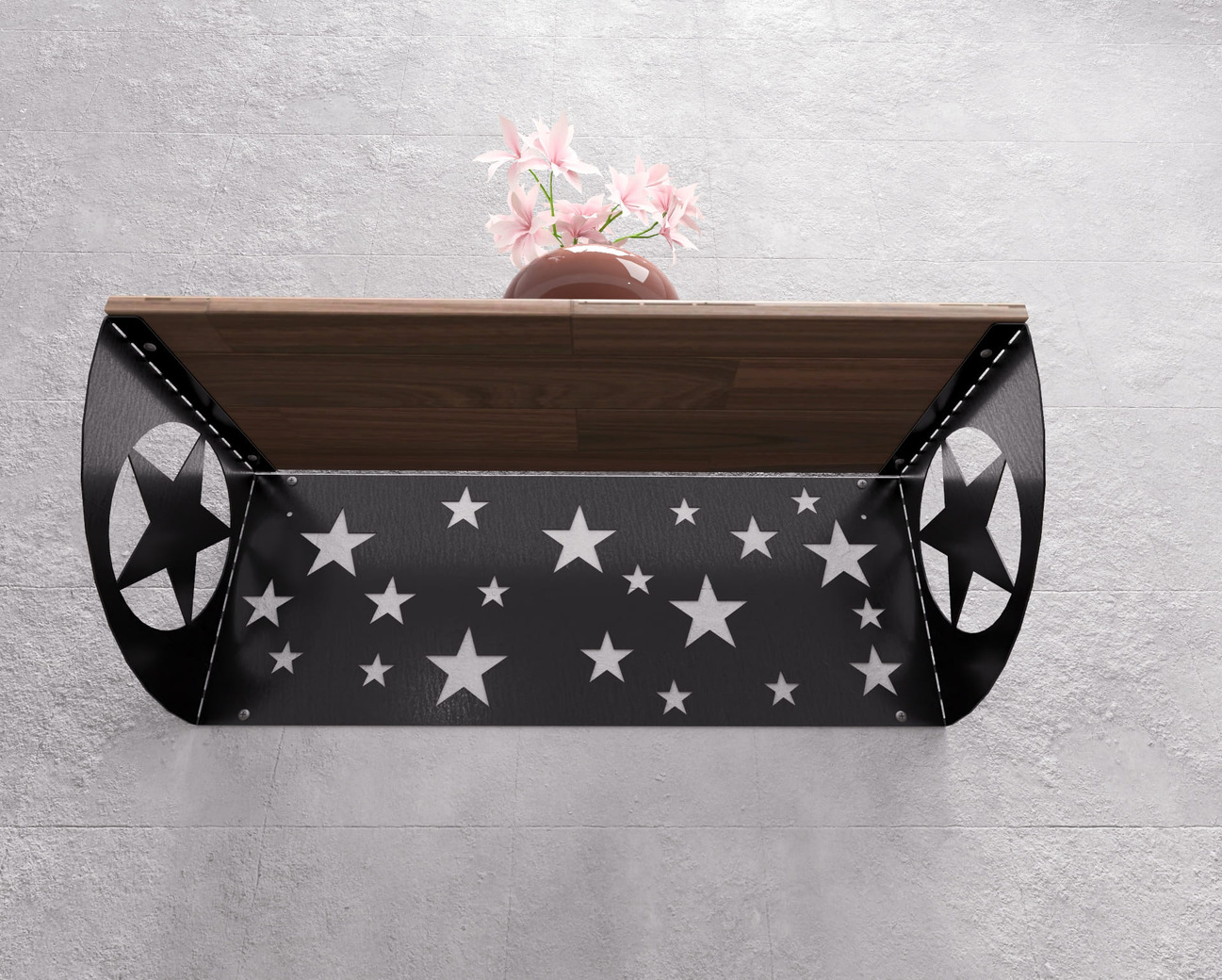 Stars Shelf Bracket. DXF, SVG files for plasma, laser cutting. Shelving Bracket. Фото 7