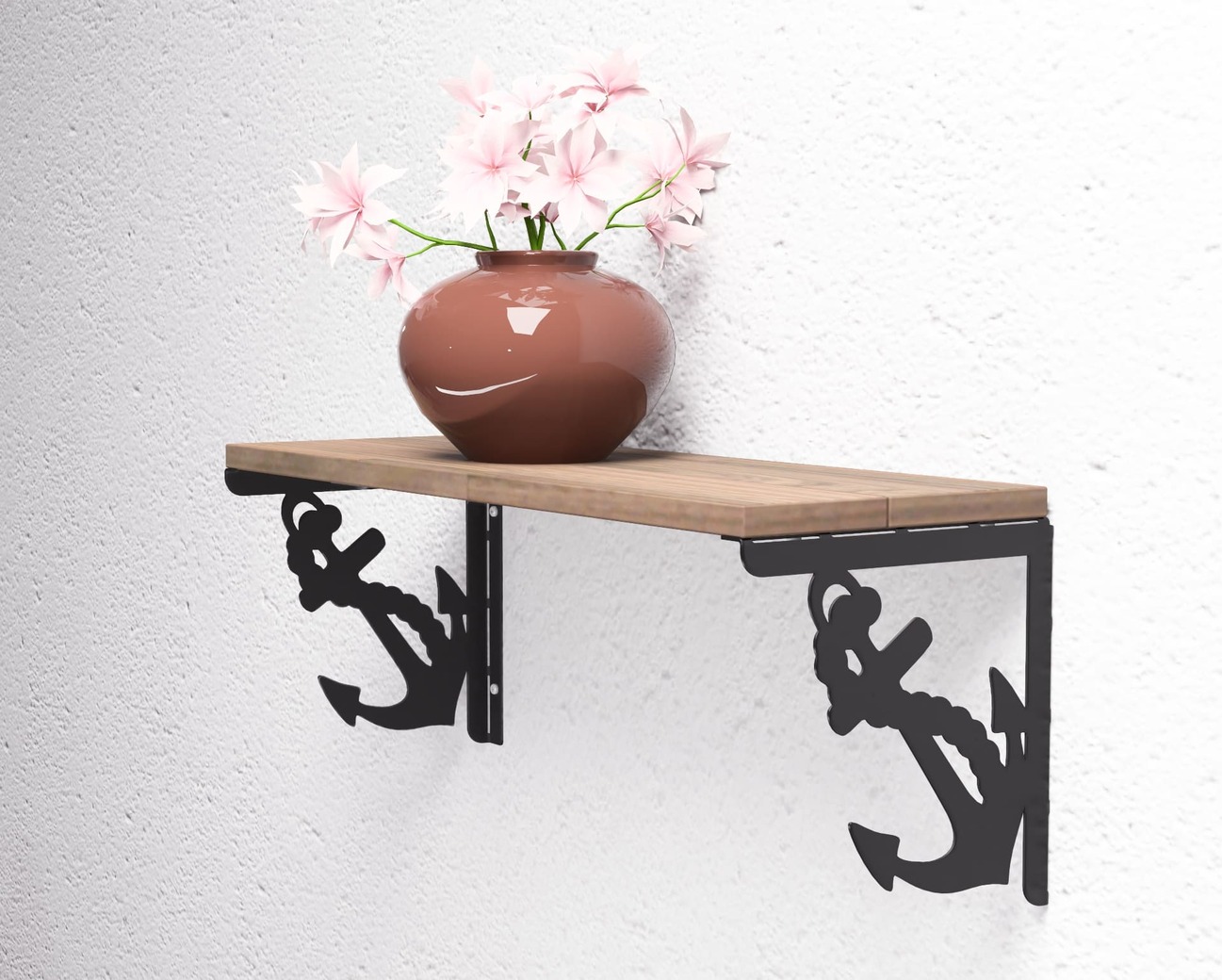 Anchor Shelf Bracket. DXF, SVG files for plasma, laser cutting. Shelving Bracket. Фото 5