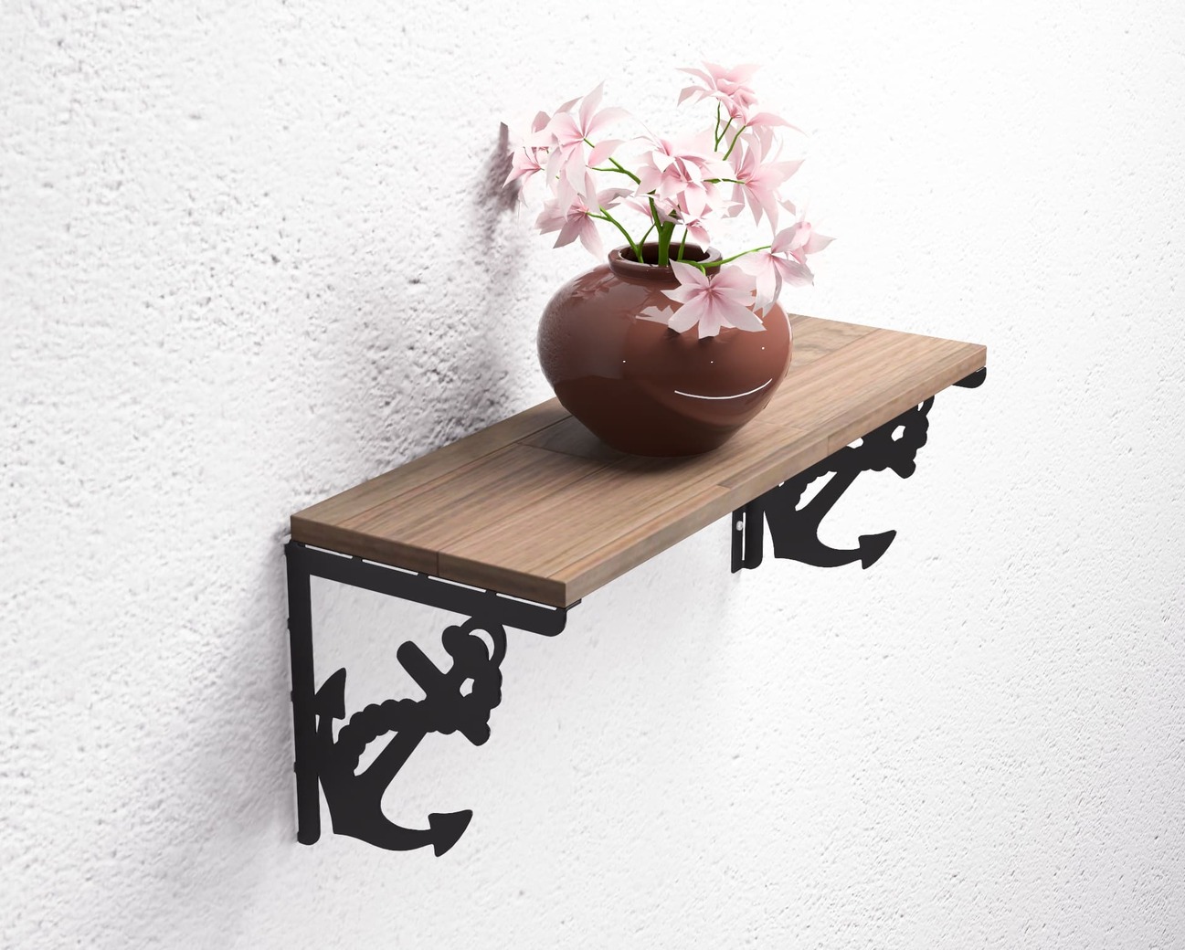 Anchor Shelf Bracket. DXF, SVG files for plasma, laser cutting. Shelving Bracket. Фото 6