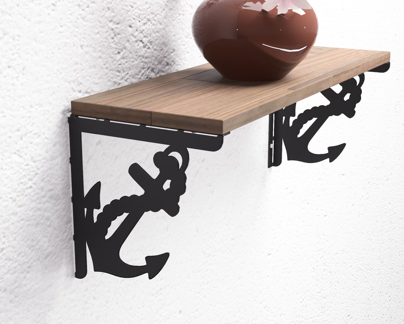 Anchor Shelf Bracket. DXF, SVG files for plasma, laser cutting. Shelving Bracket. Фото 7