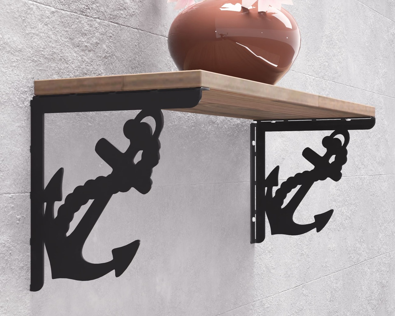 Anchor Shelf Bracket. DXF, SVG files for plasma, laser cutting. Shelving Bracket. Фото 10