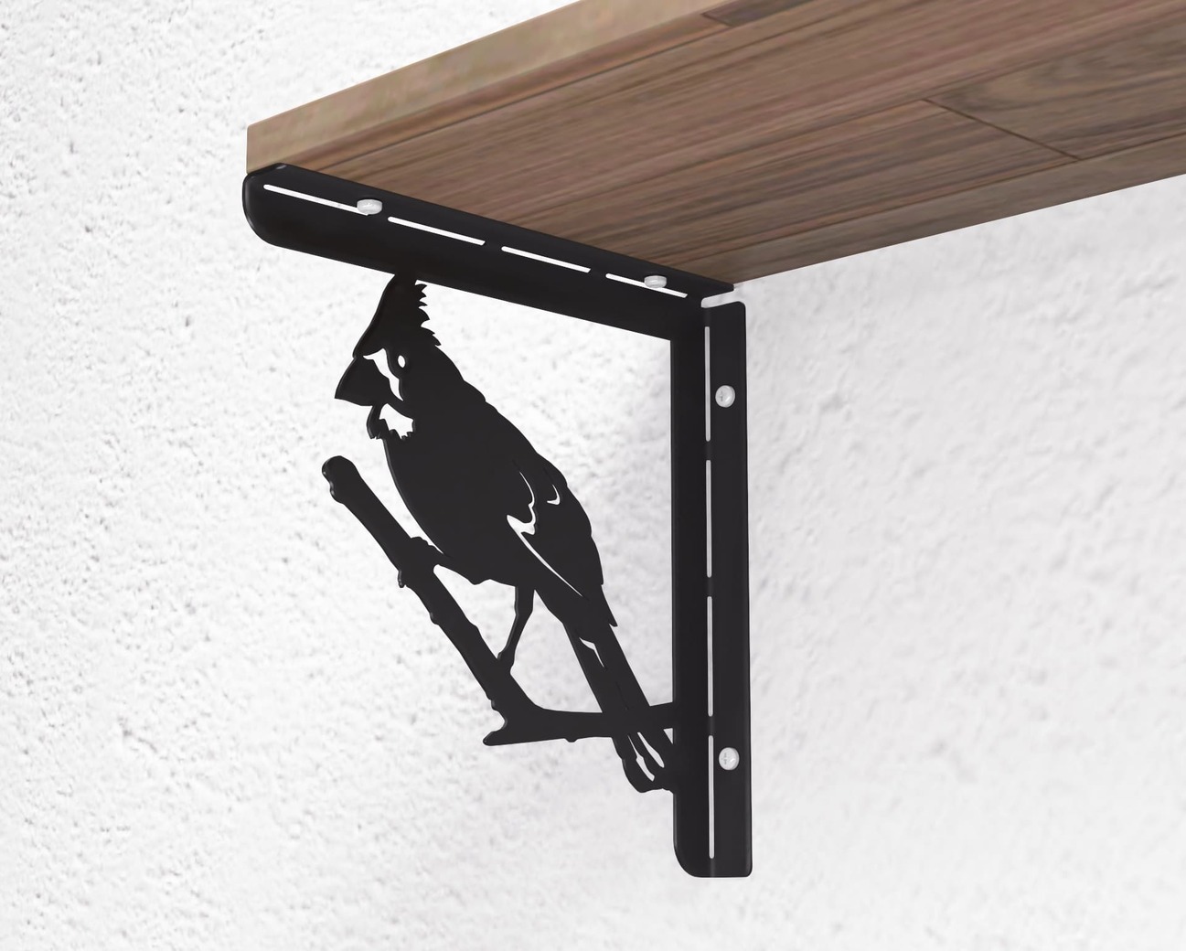 Équerre pour étagère Oiseau Cardinal. Fichiers DXF, SVG pour découpe plasma et laser. Support d'étagère. Фото 10