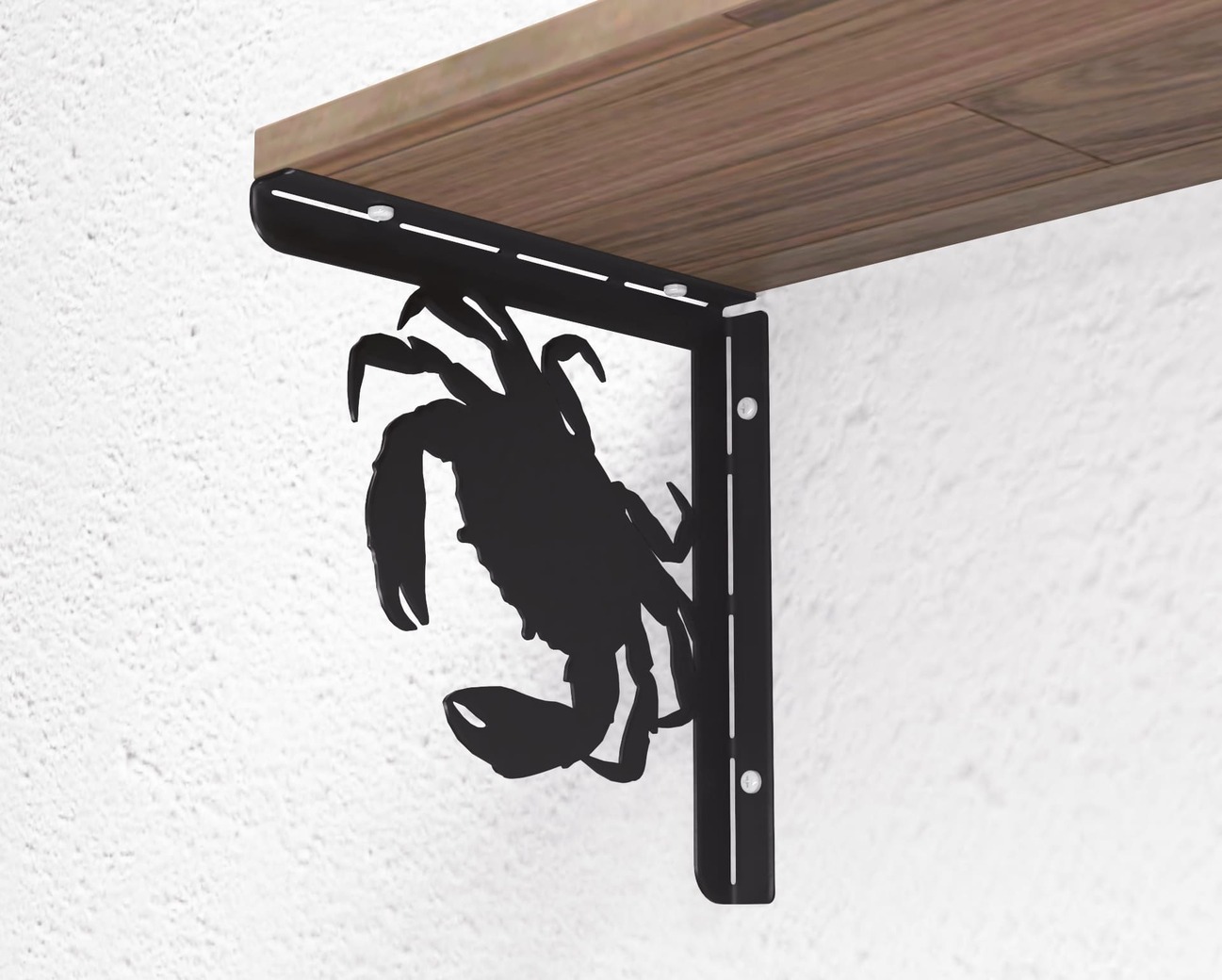 Équerre pour étagère Crabe. Fichiers DXF, SVG pour découpe plasma et laser. Support d'étagère. Фото 10